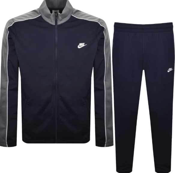 Nike Club Navy Grey Tracksuit