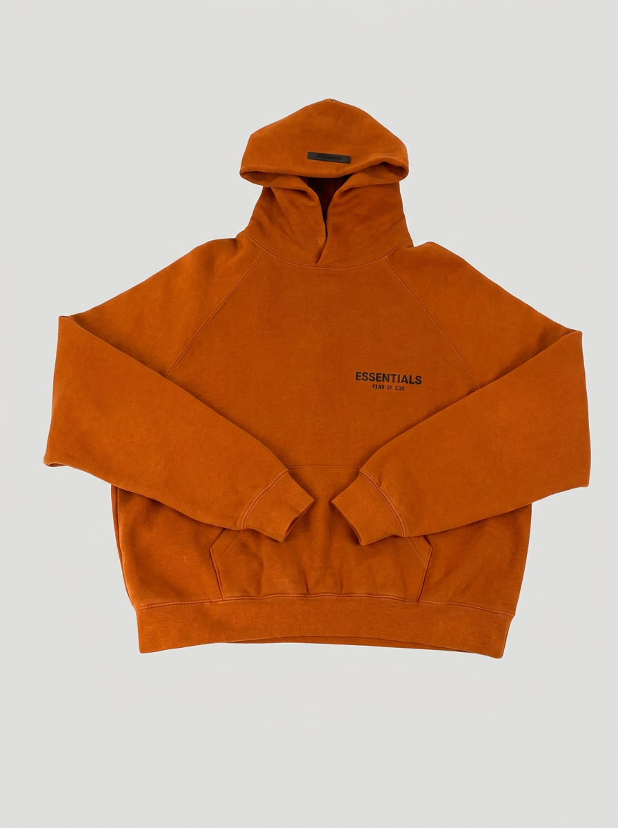 Fear of God Essentials Burnt Orange Hoodie